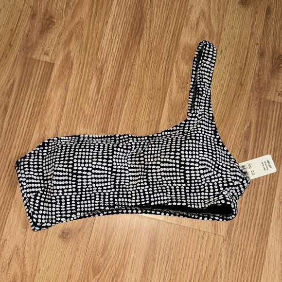 NWT Aerie One Strap Bandeau Bikini Top Size Medium - Picture 3 of 5